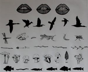 Peter Yvon de Vries - ets: landschap met drie zonnen - 2004 kopen? Bied vanaf 50!