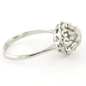 18k wit gouden ring met briljant geslepen diamant tot. 0.03ct – F/G - VS/SI kopen? Bied vanaf 310!