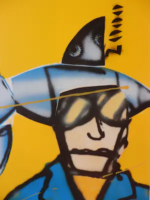 Herman Brood - Kleurenzeefdruk ROCKET SCIENTIST Handgesigneerd. kopen? Bied vanaf 475!