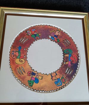 Clemens Briels - Origineel acryl schilderij op papier(uniek) kopen? Bied vanaf 275!