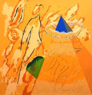 Jules Bekker - zeefdruk 1/30 - Aïda - 21081 verkocht voor € 40!