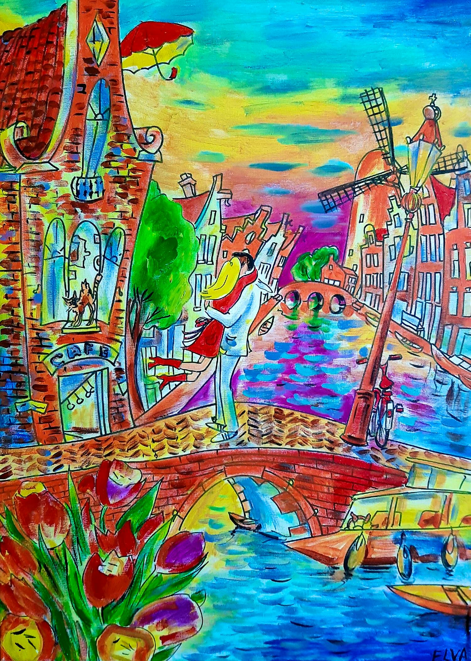 Elva Polyakova - Together in Amsterdam verkocht voor € 175!