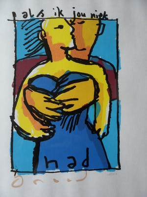 Herman Brood - Zeefdruk. Titel. "Als ik jou niet had". kopen? Bied vanaf 325!