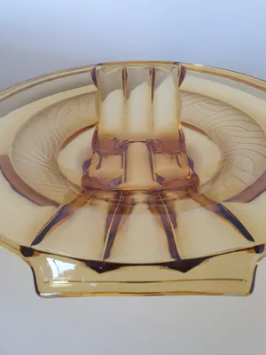 August Walther & Sohne AG - schaal, model Orient - kleur amber, gemaakt van persglas kopen? Bied vanaf 1!