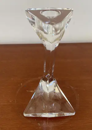 Claus Jozef Riedel - Design kristal glazen kandelaar kopen? Bied vanaf 20!