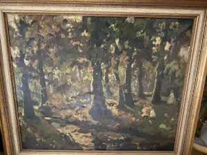 Cor Noltee - Boslandschap met kabbelend beekje kopen? Bied vanaf 450!