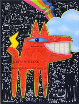 Frank Slabbinck - Keep smiling verkocht voor € 150!