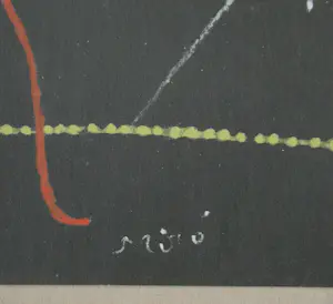 Joan Miro - Personnage dans la nuit - 1958 - Pochoir kopen? Bied vanaf 100!