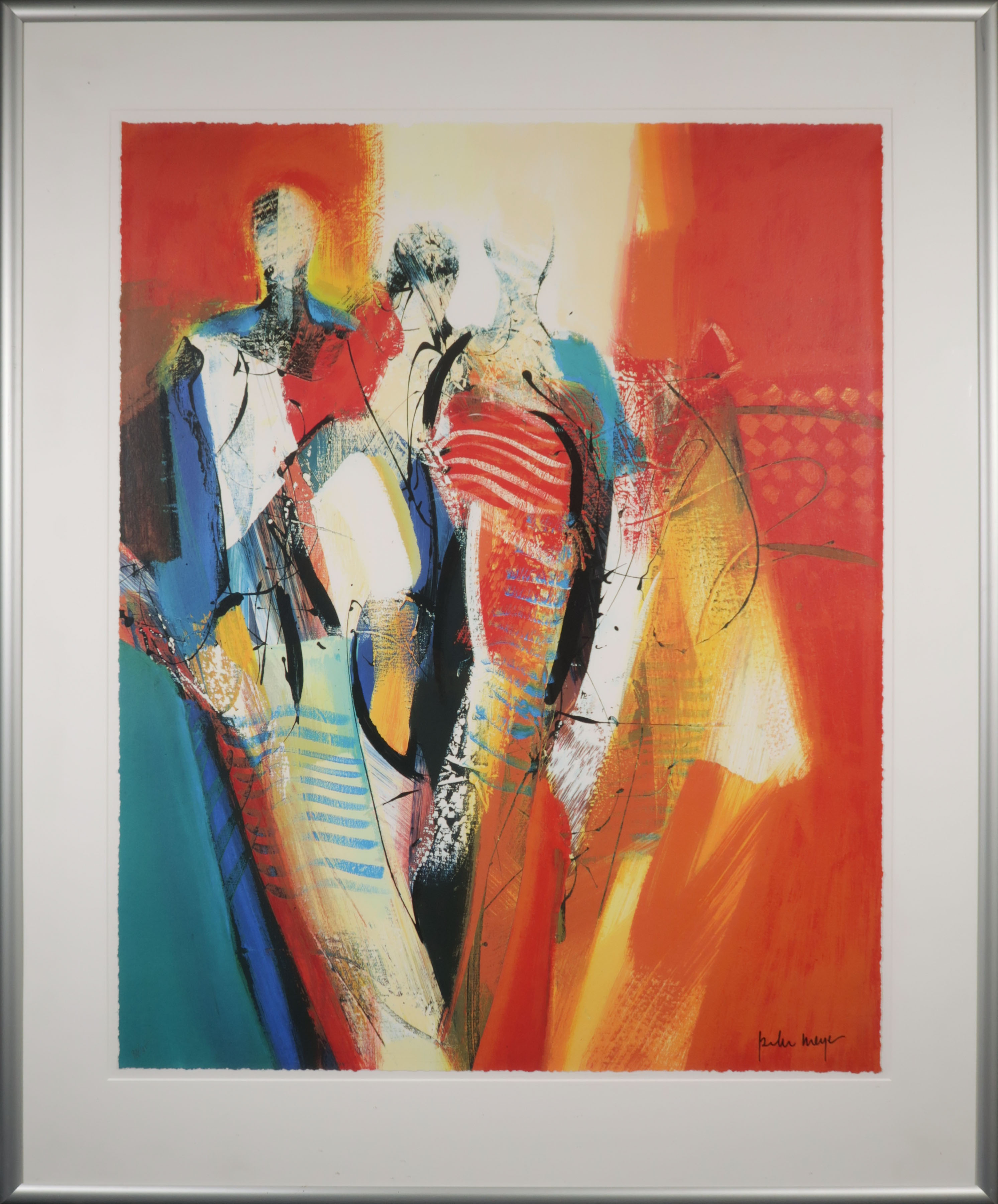 Peter Meijer - Zeefdruk, Pascalle - Ingelijst (Groot) verkocht voor € 75!