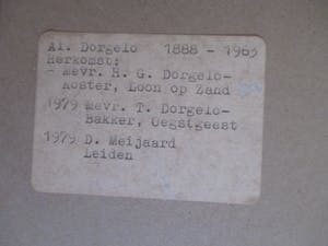 Alex Dorgelo - Ingelijste aquarel paddestoelen kopen? Bied vanaf 25!