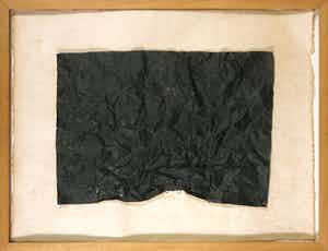 Tjeng Sit Oey - Collage, Zonder titel- Ingelijst verkocht voor € 35!