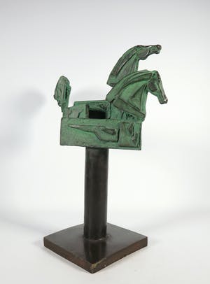 Eric Claus - Brons, Kijken, denken, doen kopen? Bied vanaf 500!