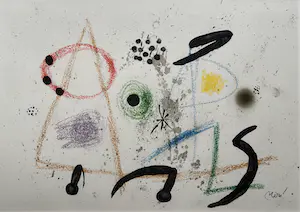 Joan Miro - Kleurenlitho | 'Maravillas con variaciones acrósticas en el jardin de Miró' kaufen? Bieten Sie von 1!