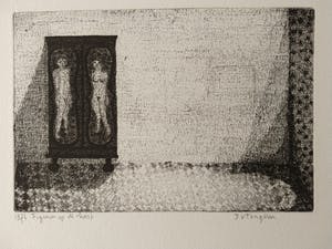 Dineke van Tongeren - Vier expressionistische etsen kopen? Bied vanaf 40!