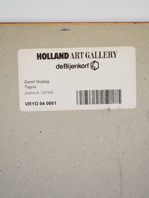 Geert Vrijdag - Tygris kopen? Bied vanaf 50!