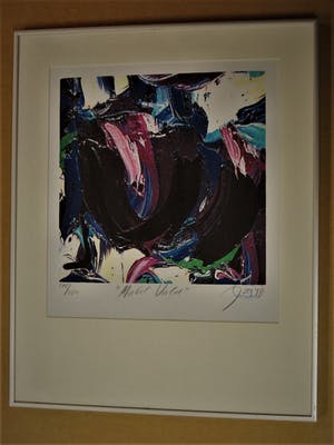 JAS - Atelier le Bateau - gesigneerd Expressionistisch Litho "Mabel Violet" kopen? Bied vanaf 10!