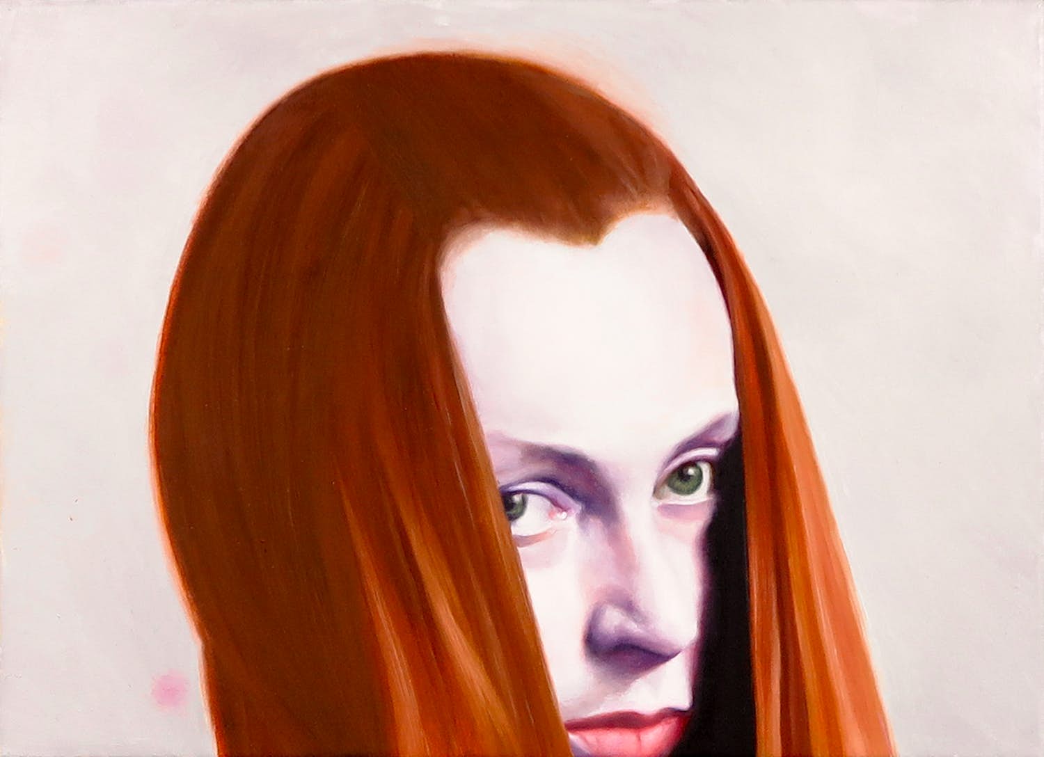 Leo van Veldhuizen - Olieverf op doek, Portret Linda verkocht voor € 150!