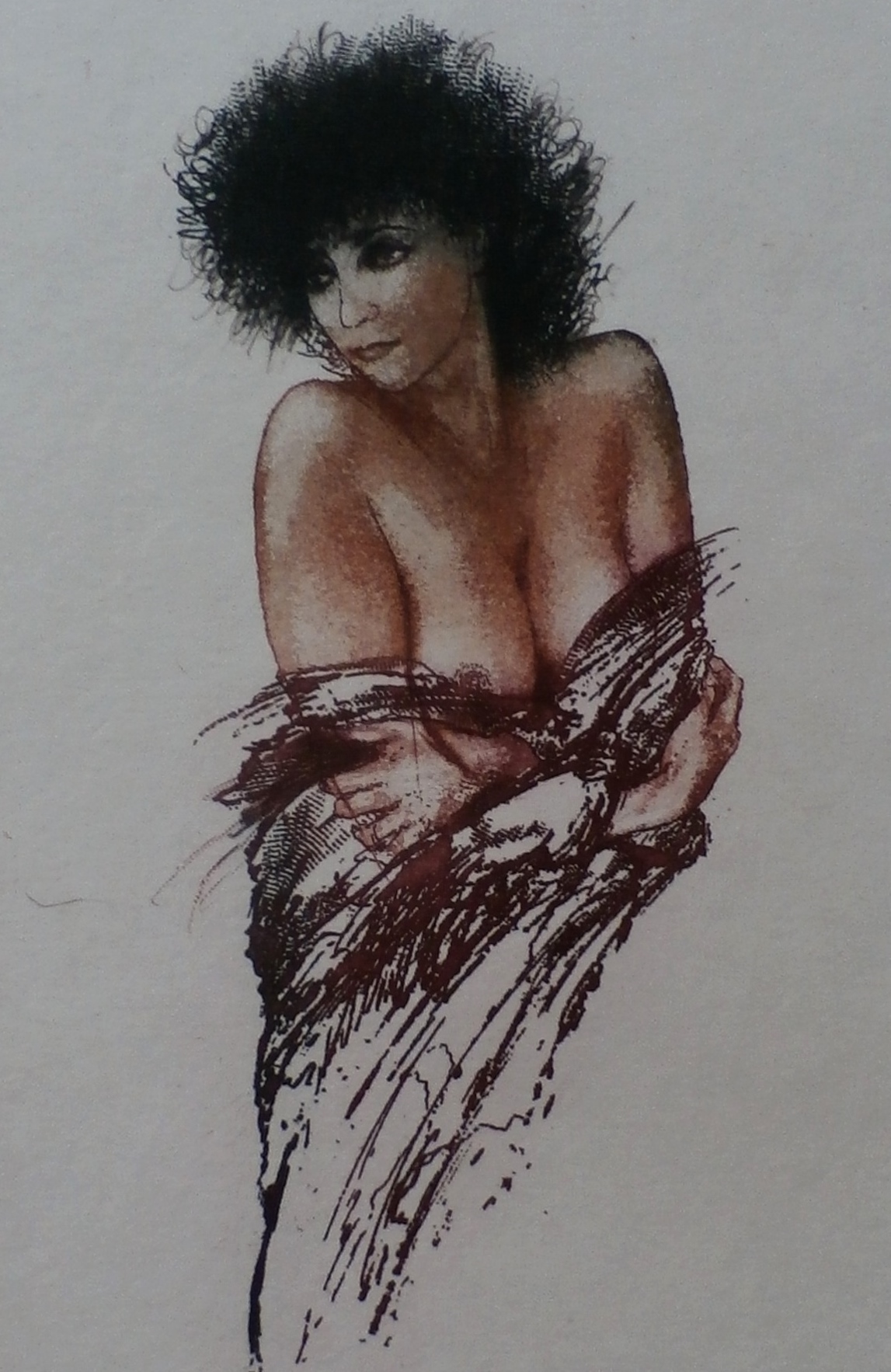 Ladislav Kuklik - Ets: Vrouwelijk naakt - 1999 verkocht voor € 40!