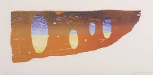 Joris Geurts - Houtsnede, Zonder titel - Ingelijst kopen? Bied vanaf 20!