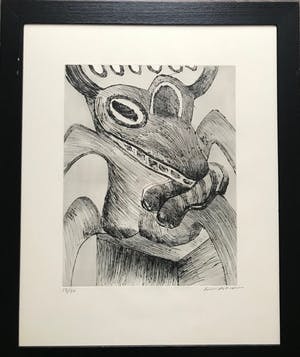 Bengt Lindstrom - la bête / zwart-witte ets kopen? Bied vanaf 245!