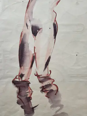 Nicolaas van der Kreek - Naakt. Staande vrouw. Achterzijde ontwerp tekening. kaufen? Bieten Sie von 99!