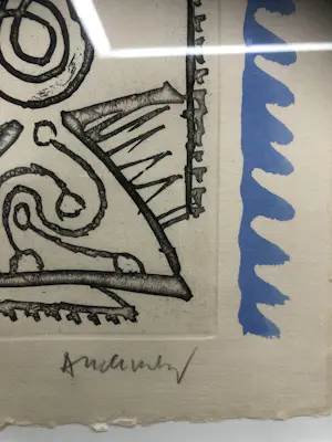 Pierre Alechinsky - Unieke ets kopen? Bied vanaf 750!