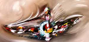 Gena - Abstract Time verkocht voor € 300!