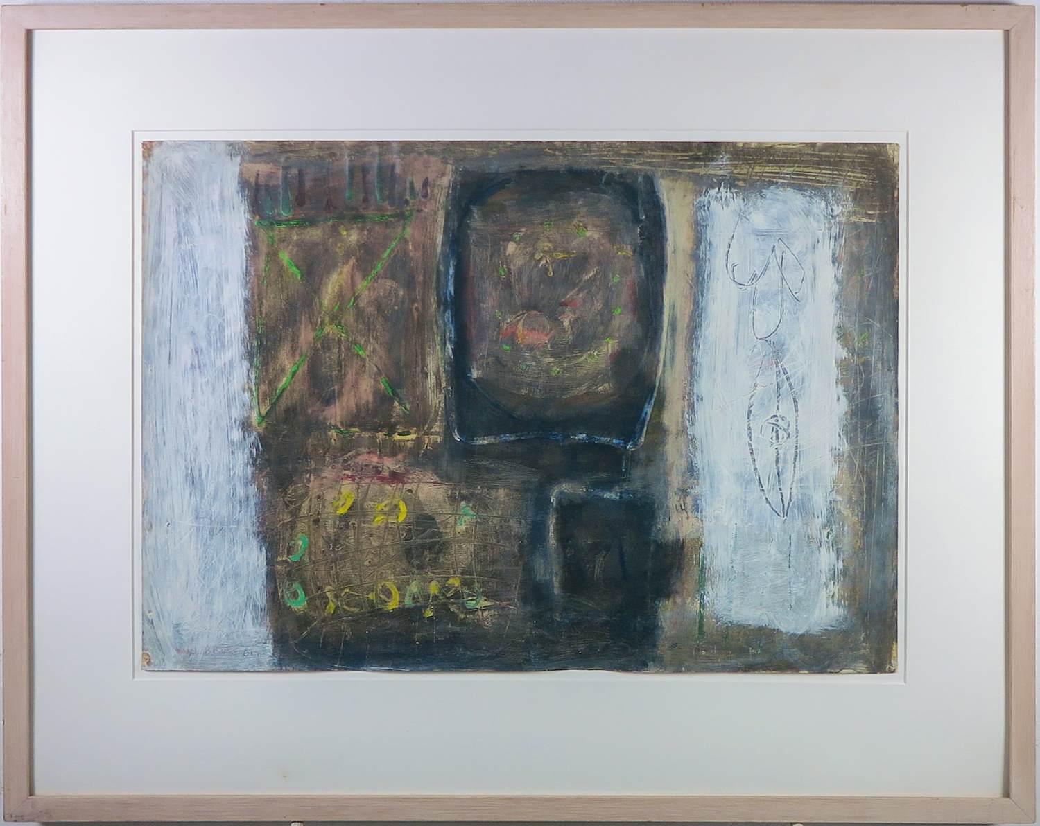 Ernst Vijlbrief - Gemengde techniek, Z.T. - Ingelijst kopen? Bied vanaf 75!