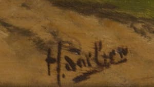 Niet of onleesbaar gesigneerd - Olieverf op paneel, Landschap - Ingelijst kopen? Bied vanaf 10!