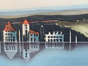 Willem de Vries - Houtsnede - 'Arrival' - 1999 (Kleine oplage) kopen? Bied vanaf 60!