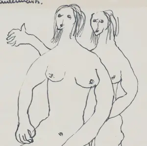 Johan Lennarts - Twee figuren kopen? Bied vanaf 100!