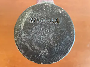 Mobach Keramiek - Rode-grijze Kunstaardewerken vaas kopen? Bied vanaf 30!