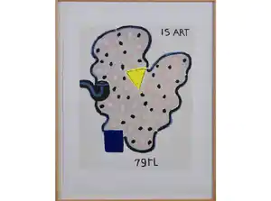 Reinier Lucassen - ‘is Art 79’ Ingelijst verkocht voor € 175!