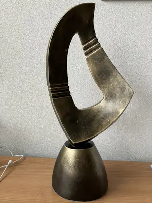 Brons (Onbekend) - Groot modern beeld / tuinbeeld 53 cm hoog - 4,6 kg. kopen? Bied vanaf 45!