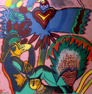 Corneille - Zeefdruk op katoenzijde kopen? Bied vanaf 125!