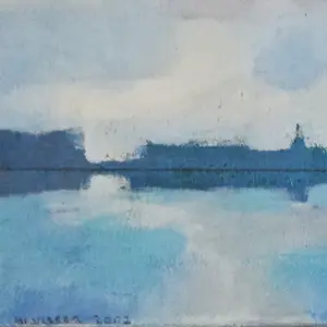 Willem Visser - Landschap in Friesland kopen? Bied vanaf 45!