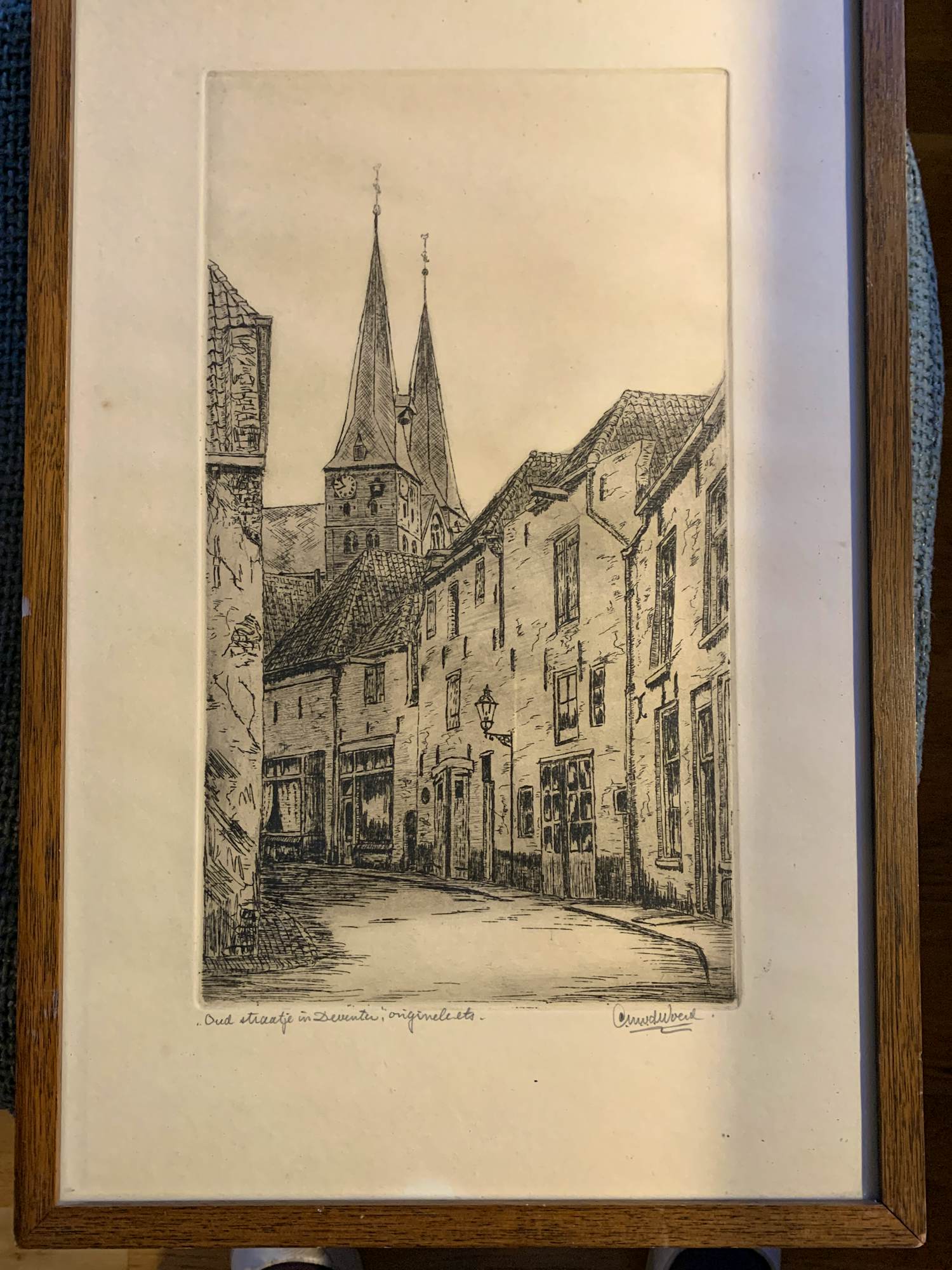 Cor van der Woerd - oud straatje in Deventer kopen? Bied vanaf 20!