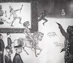 Wim Worm - Droom te paard, ets verkocht voor € 40!