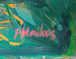 Frans Houkes - Gemengde Techniek - Vrouw op Heuvel (Zeer Groot) kopen? Bied vanaf 1!