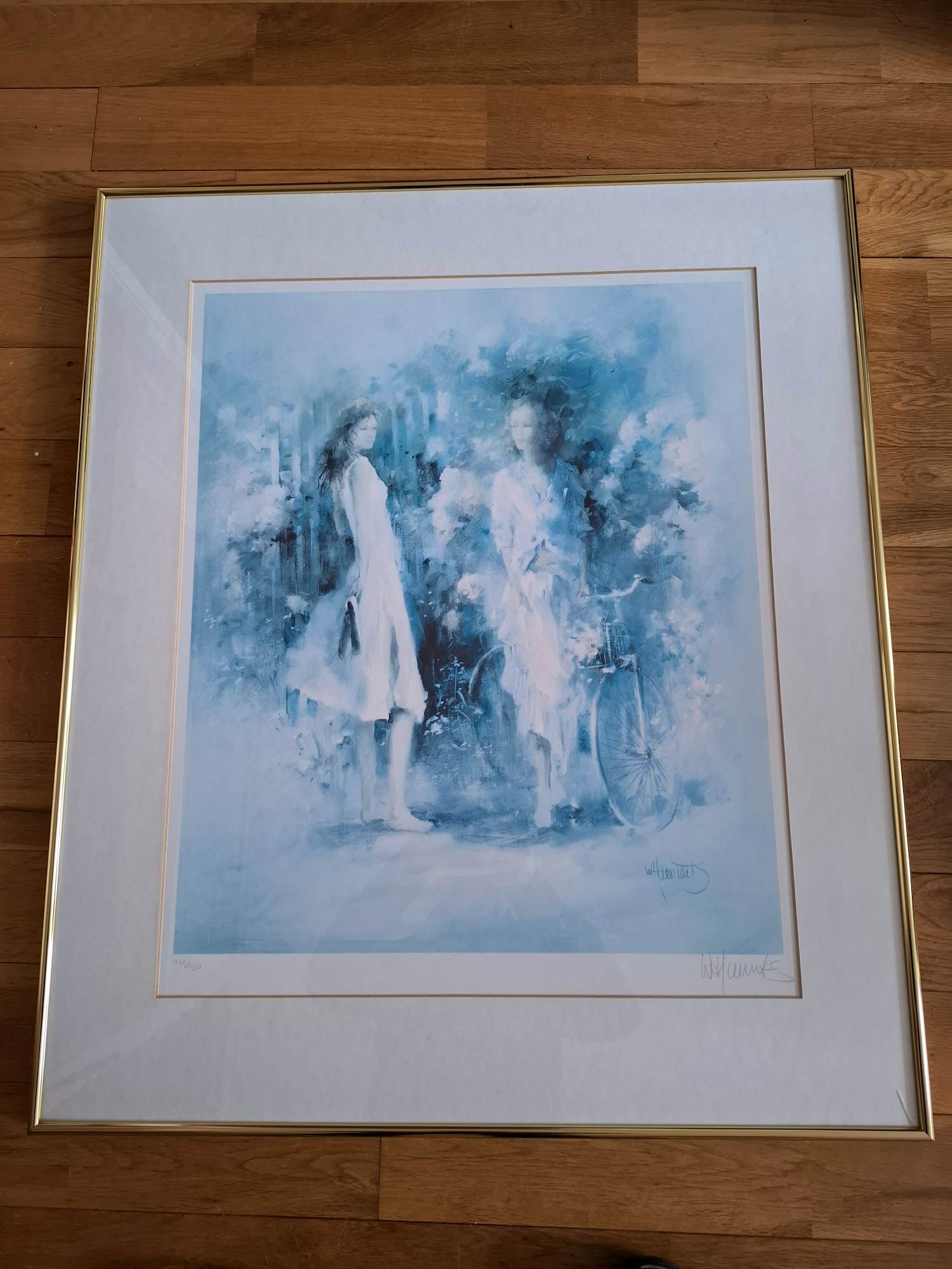 Buy Willem Haenraets - 2 vrouwen met fiets? Bid from 59!