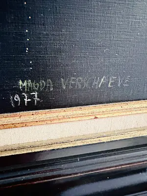 Magda Verschaeve - Bloemenstilleven olieverfschilderij kaufen? Bieten Sie von 40!