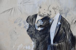 Jean Louis Forain - gemengde techniek/aquarel/inkt/pen kopen? Bied vanaf 2850!