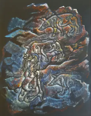 Rob Heijman - Arthur in Wales, Culhwch en Olwen, 1974. kopen? Bied vanaf 25!