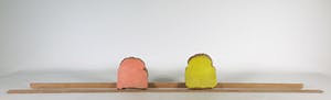 Piet Dirkx - Hout, brood, was en acrylverf, L'idee kopen? Bied vanaf 1!