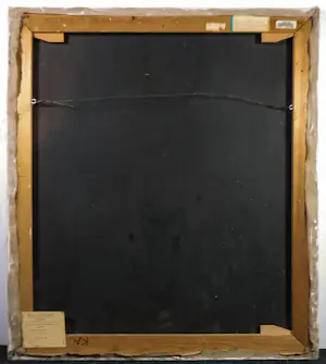 Peter Kantelberg - Olieverf op doek, Het spierraam van P.M. kopen? Bied vanaf 200!