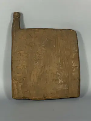 Kwele - 180139 - Old African Tribal used Kwese window - Congo. kopen? Bied vanaf 45!