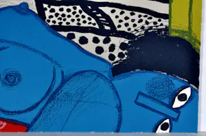 Corneille - Litho - Gesigneerd - 65x50 cm - 1988 kopen? Bied vanaf 320!