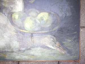 Gerrit van Harrewijn - Stilleven met eend / gans. kopen? Bied vanaf 139!