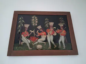 Władysław Walczak-Baniecki - Schilderij op glas - De struikroversdans kopen? Bied vanaf 100!