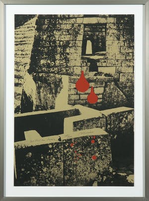 Marius van Beek - Zeefdruk uit de serie Poort van de Zon, Het bloed der Inca's kopen? Bied vanaf 1!